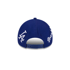 New Era 9Forty A-Frame MLB All Over Logos Los Angeles Dodgers - Royal Blue