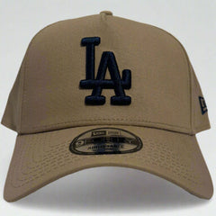 New Era 9FORTY A-Frame Snapback Los Angeles Dodgers - Camel / Blue