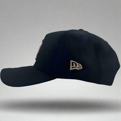 New Era 9FORTY A-Frame Snapback Tan Undervisor Chicago White Sox - Black / Tan