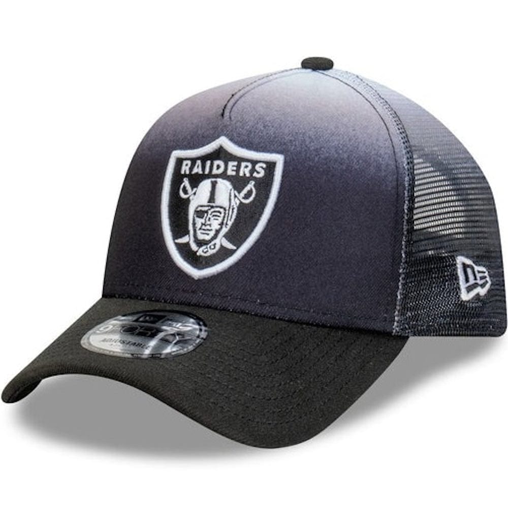 New Era 9FORTY Higher Fade A-Frame Trucker Snapback  Las Vegas Raiders - Black