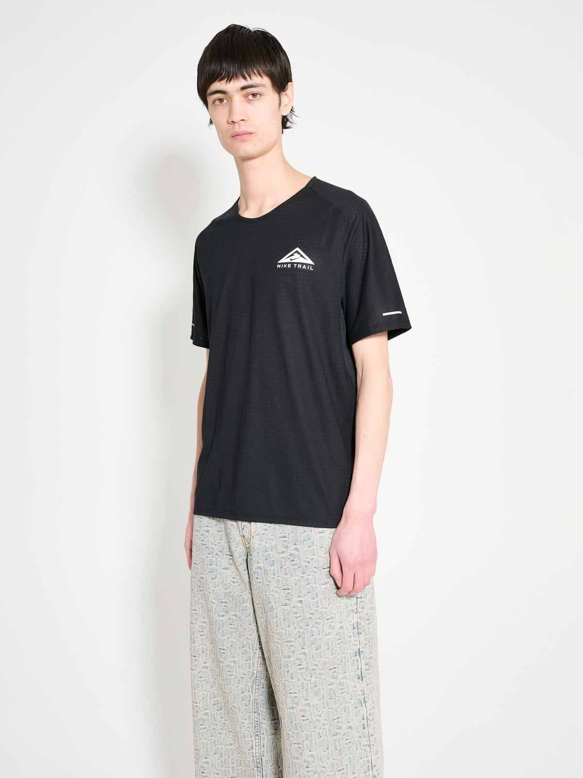 Nike Trail Solar Chase T-shirt Black / White
