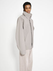 Stone Island Stellina 3L Nylon Hooded Jacket Dove Grey